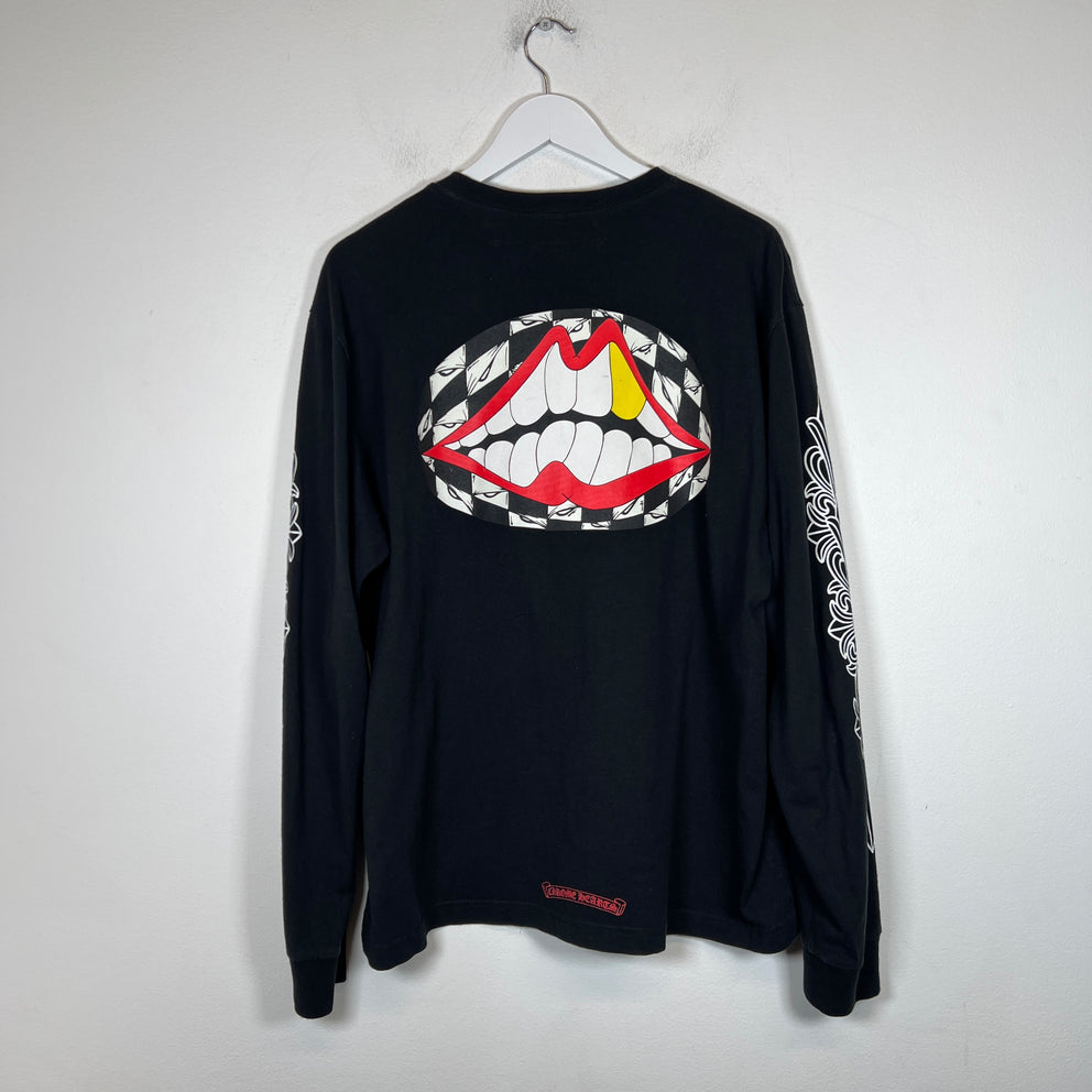 Chrome Hearts Black Matty Boy Chomper Longsleeve Size XL