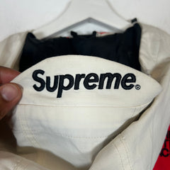 Supreme x TNF FW18 Red/Cream Expedition Jacket Size M