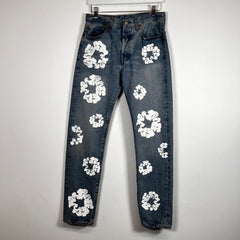 Denim Tears Lightwash Wreath Jeans Size 32