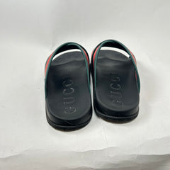 Gucci Rubber Web Slides Size GG 8
