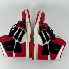 Amiri Bred Skeleton High-Tops Size 11