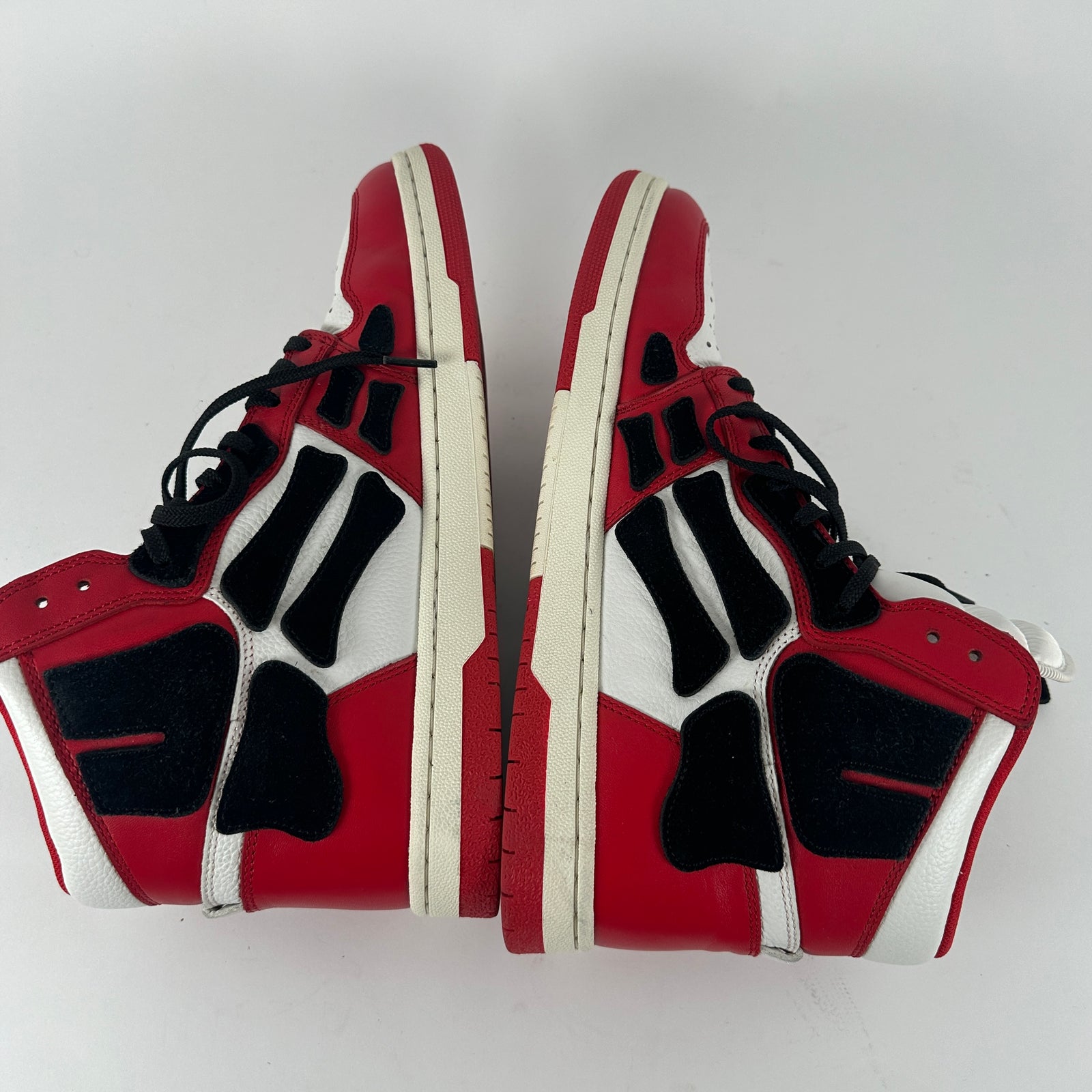 Amiri Bred Skeleton High-Tops Size 11