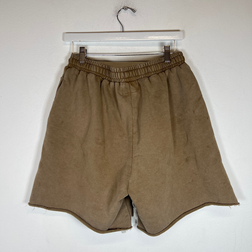 Saint Vanity Tan Studded Shorts Size L