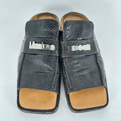Martine Rose Python Logo Open Loafers Size 11