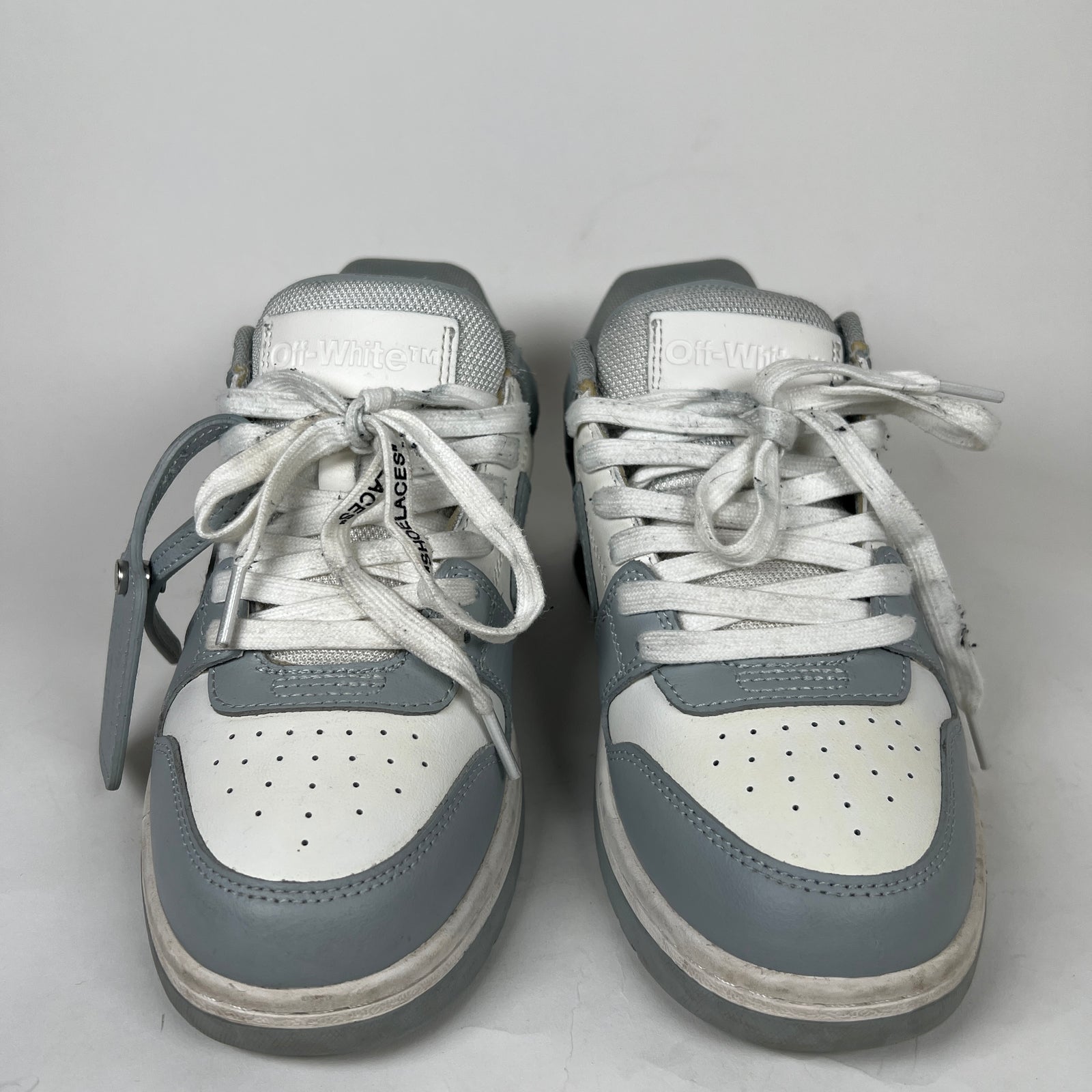 Off White Blue/White Out The Office Sneaker Size 40