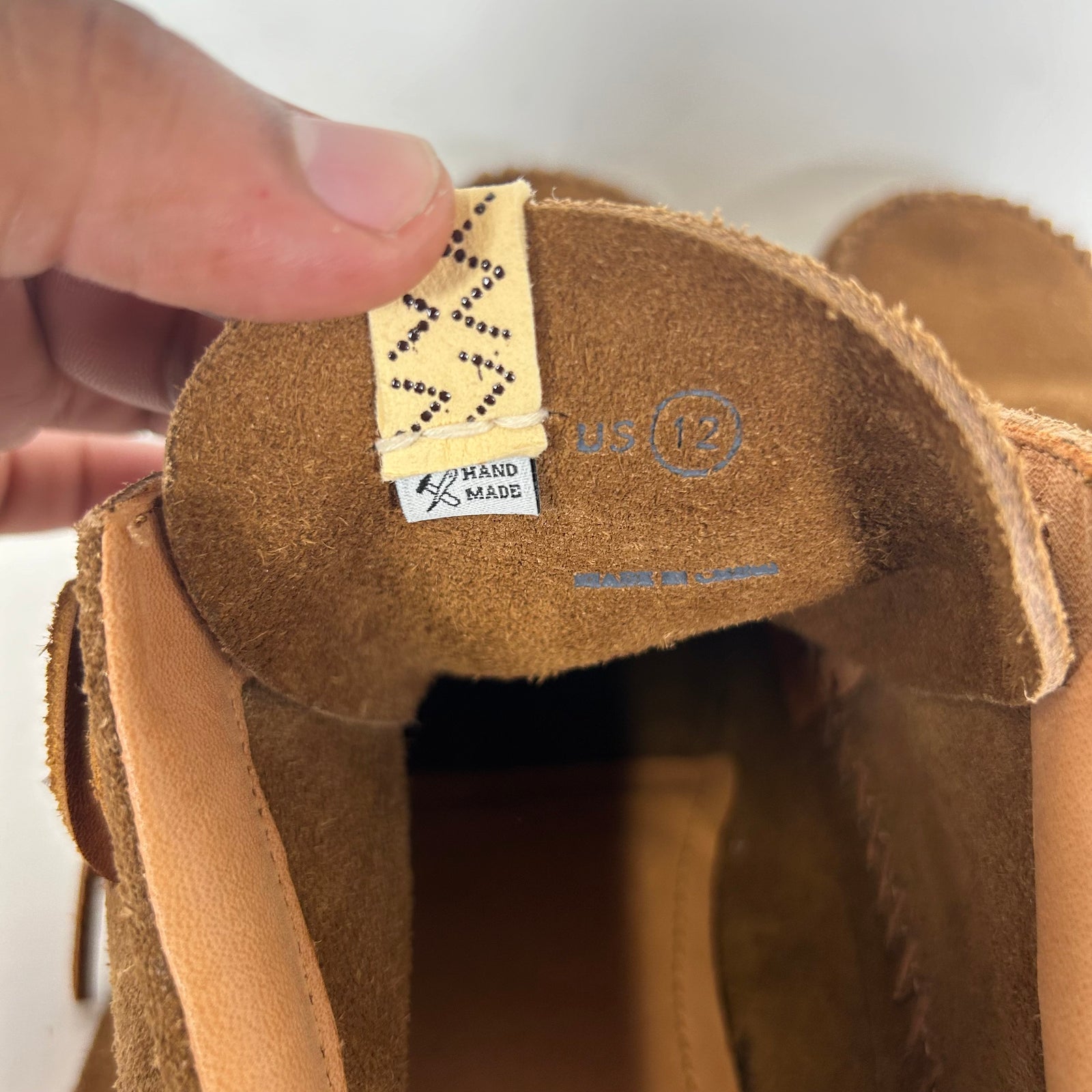 Visvim Camel FBT Prime Runner Size 12