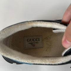 Gucci Black Web Marathon Sneakers Size 9.5