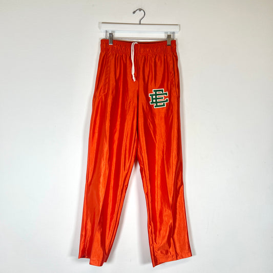 Eric Emmanuel Orange Logo Pants Size S