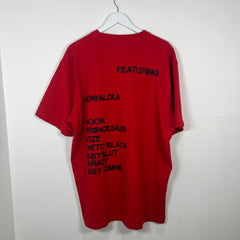 Mowalala Red 'Track' T-Shirt Size XXXL