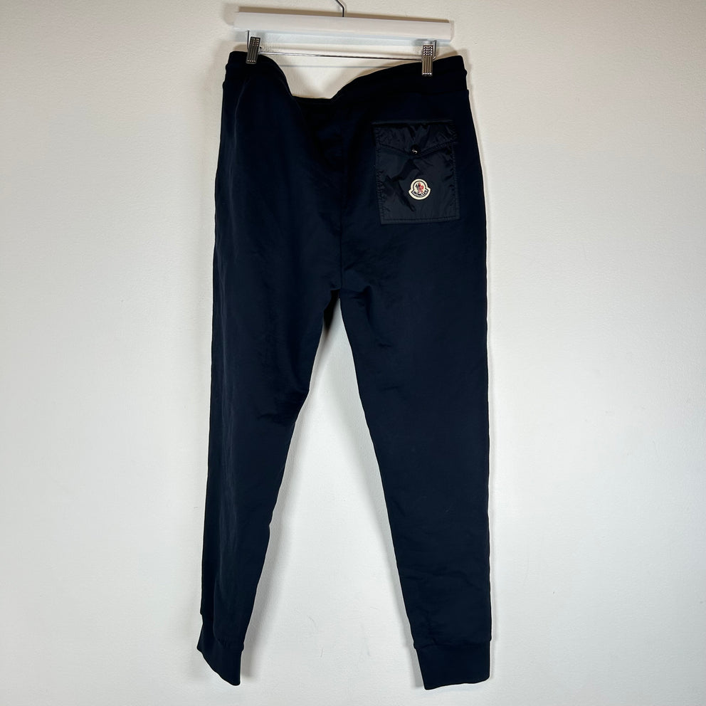 Moncler Navy Drawstring Joggers Size L