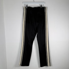 Celine Black Striped Logo Sweatpants Size M