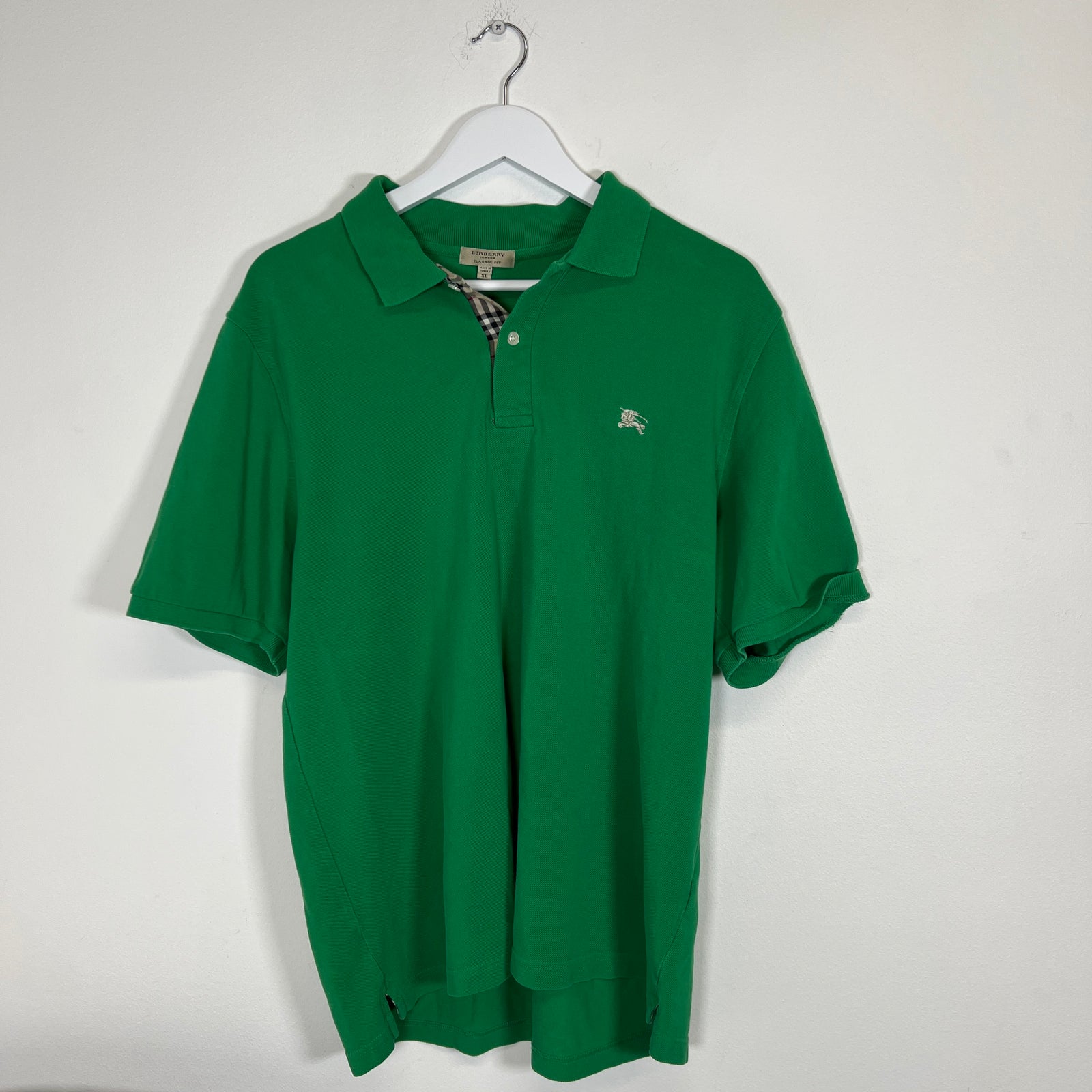 Burberry Green Polo Size XL