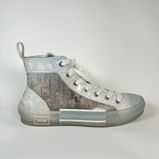 Dior B23 Raised Oblique Transparent Sneaker Size 44