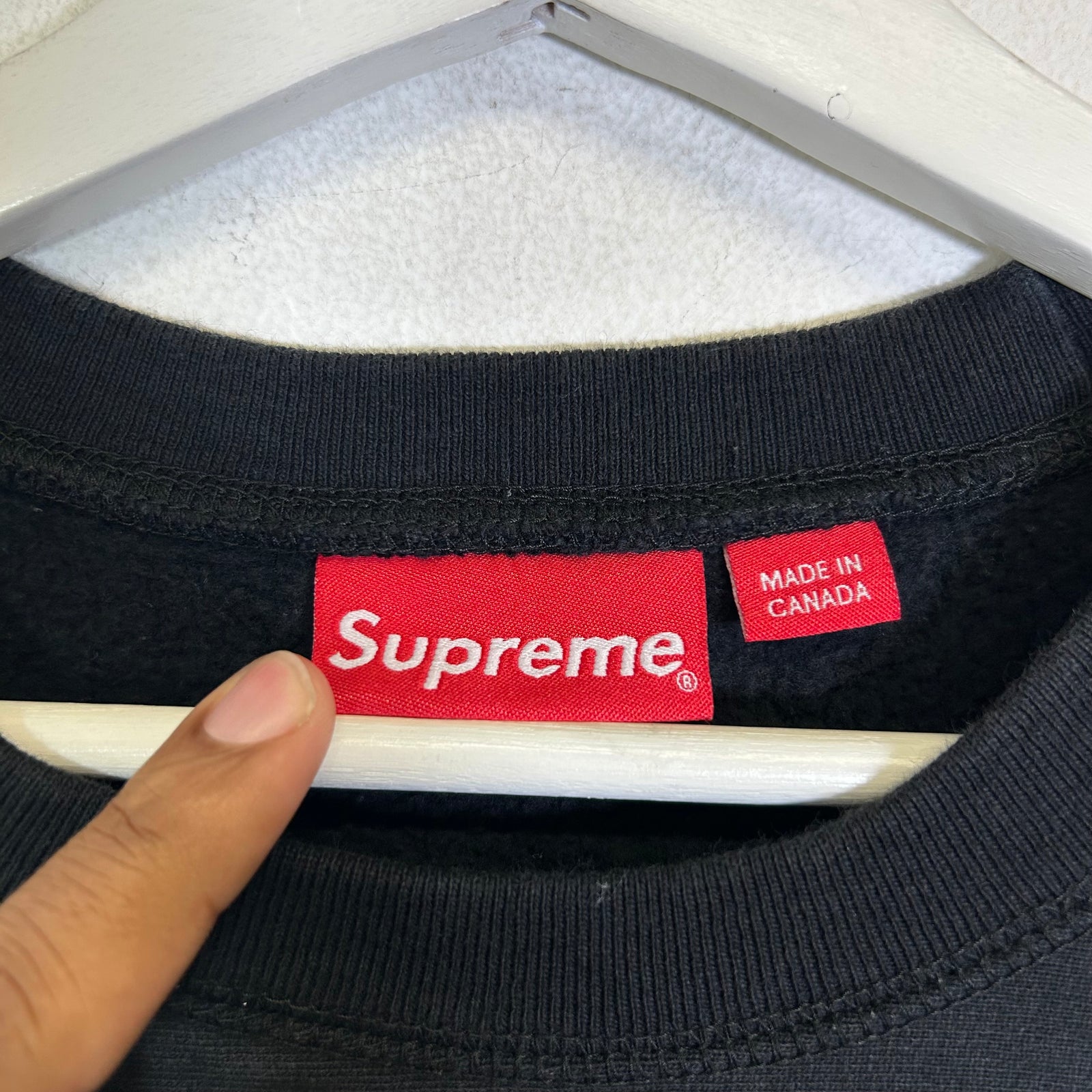 Supreme Black Box Logo Crewneck