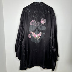 CDGH+ 2021 'Flower & Skull' Silk Oversized Blazer Size M
