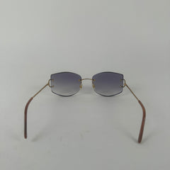 Cartier Gold C-Frame Sunglasses