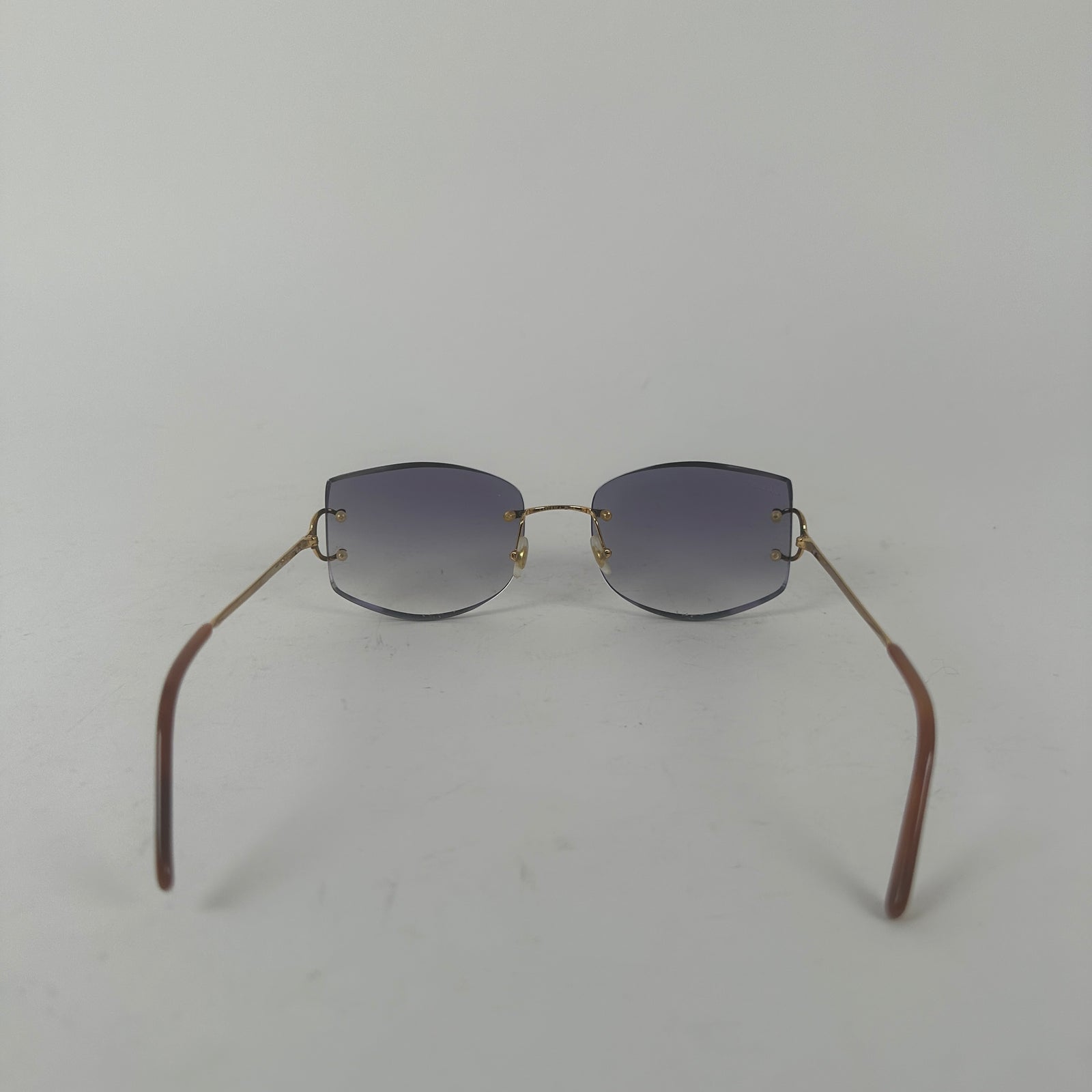 Cartier Gold C-Frame Sunglasses