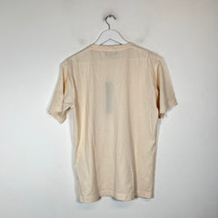 Stone Island Cream Embroidered Logo T-Shirt Size S