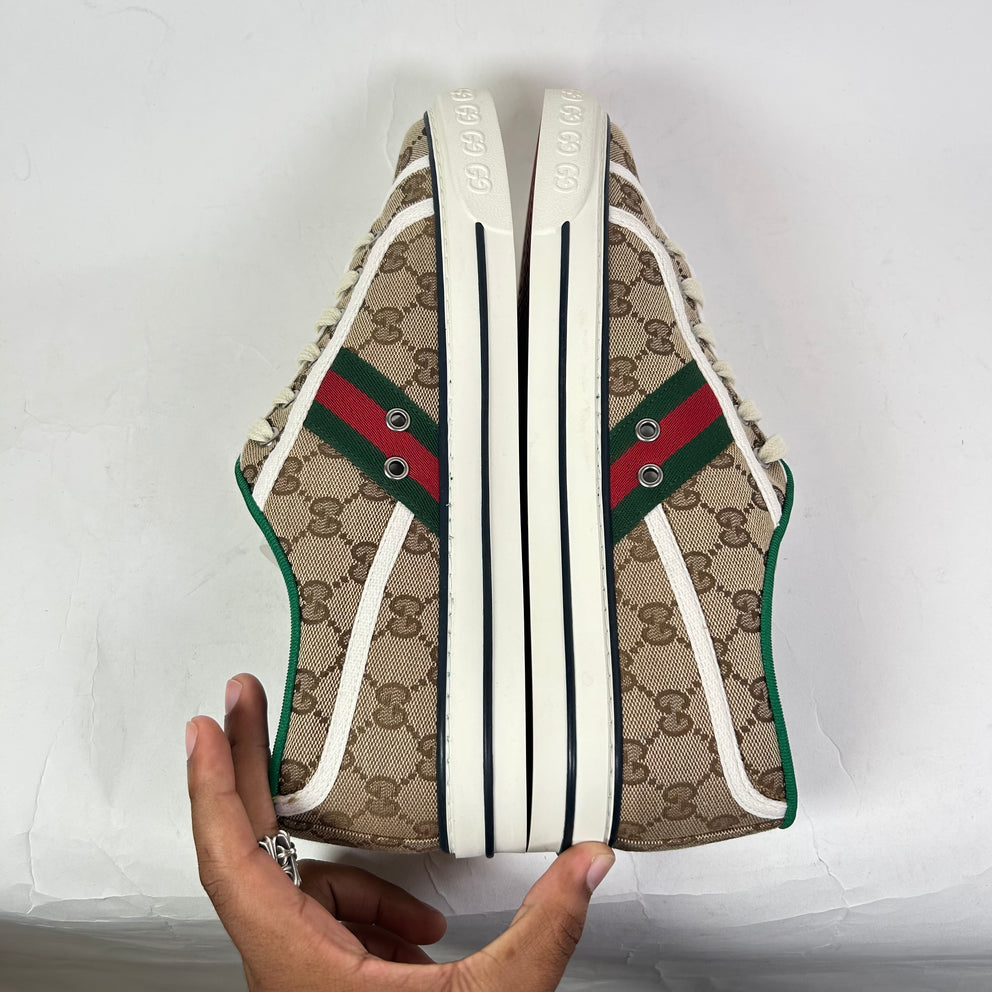 Gucci Tennis 1977 Canvas Low-Top Sneaker