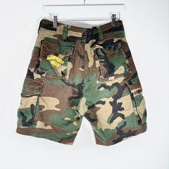 Raspberry Hills Camo Logo Shorts Size S