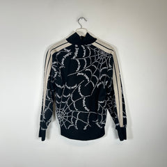 Palm Angels Black Spiderweb Track Jacket Size M
