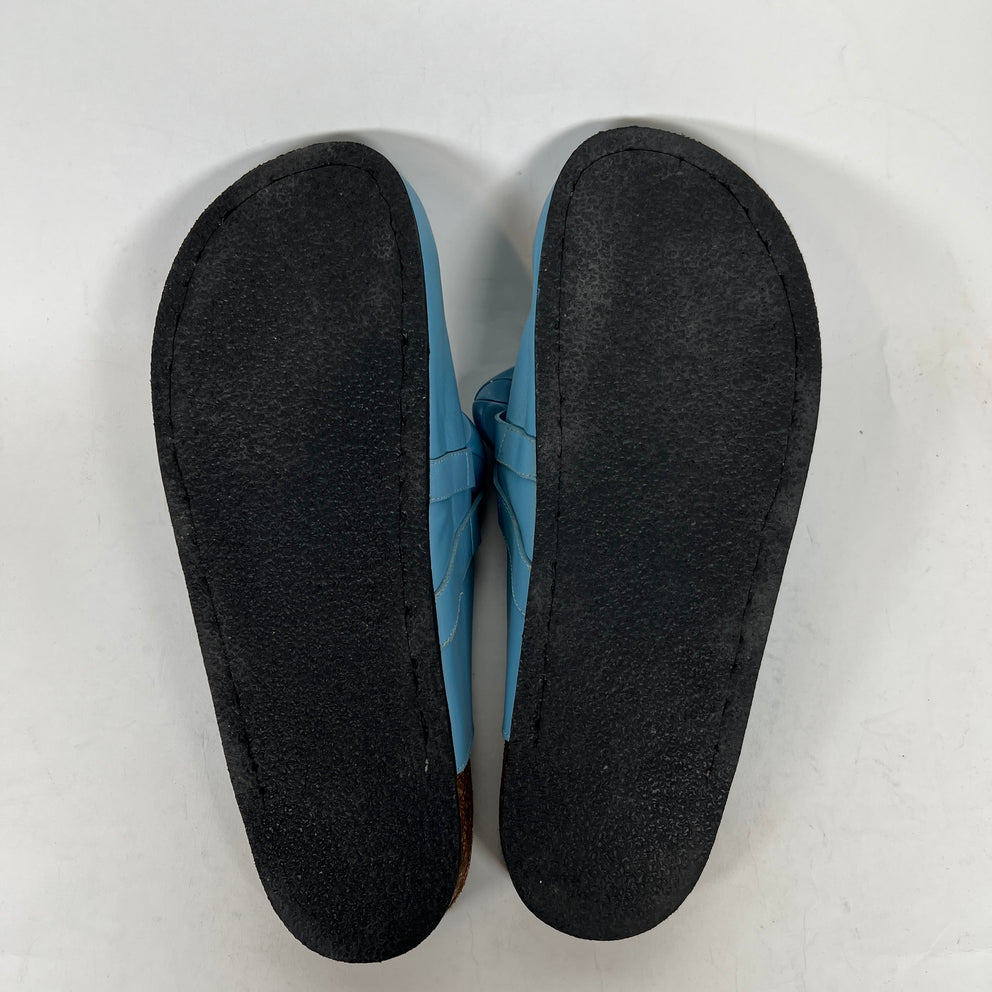 JW Anderson Blue Chain Leather Loafer Size 45