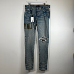 Amiri MX1 Thigh Logo Size 36