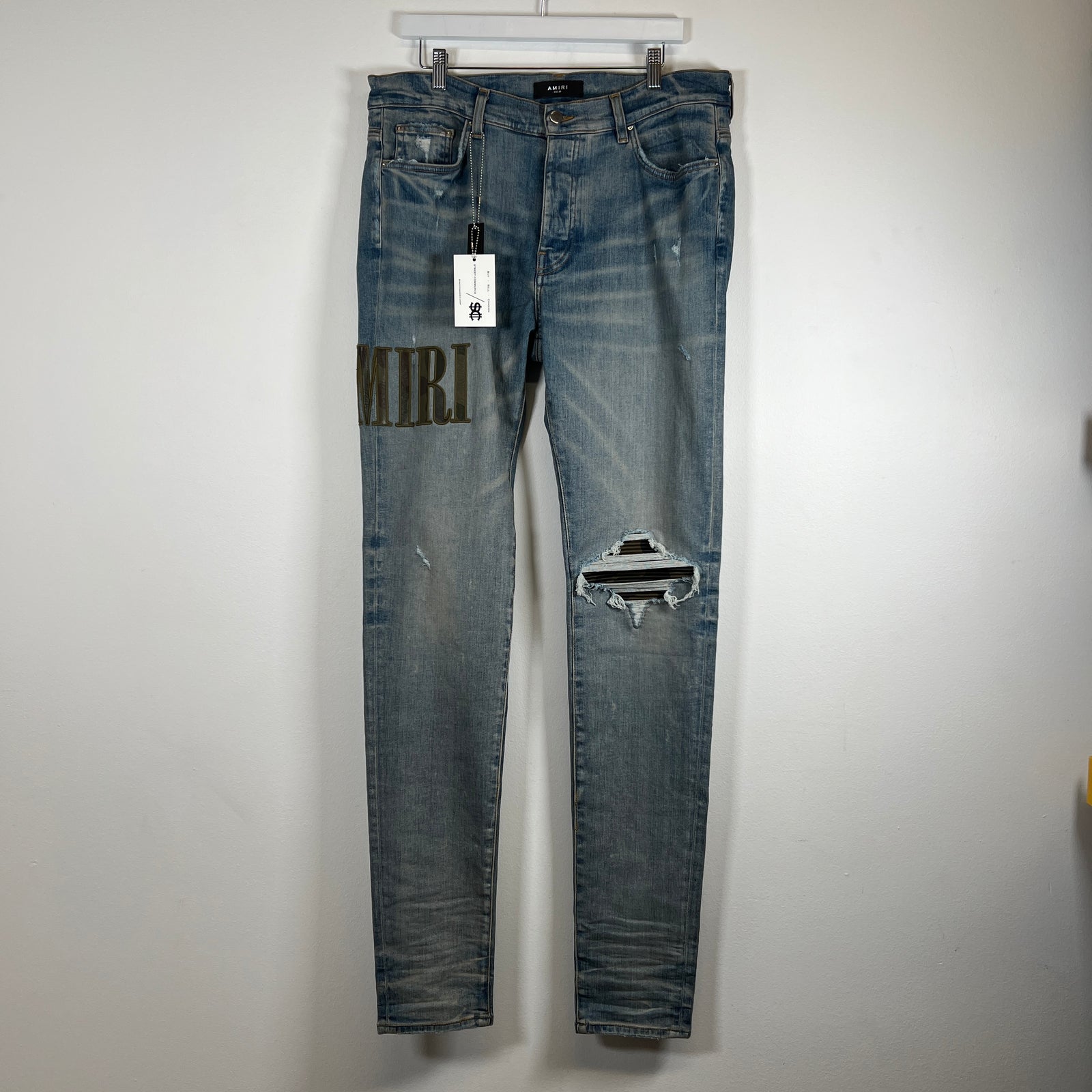 Amiri MX1 Thigh Logo Size 36