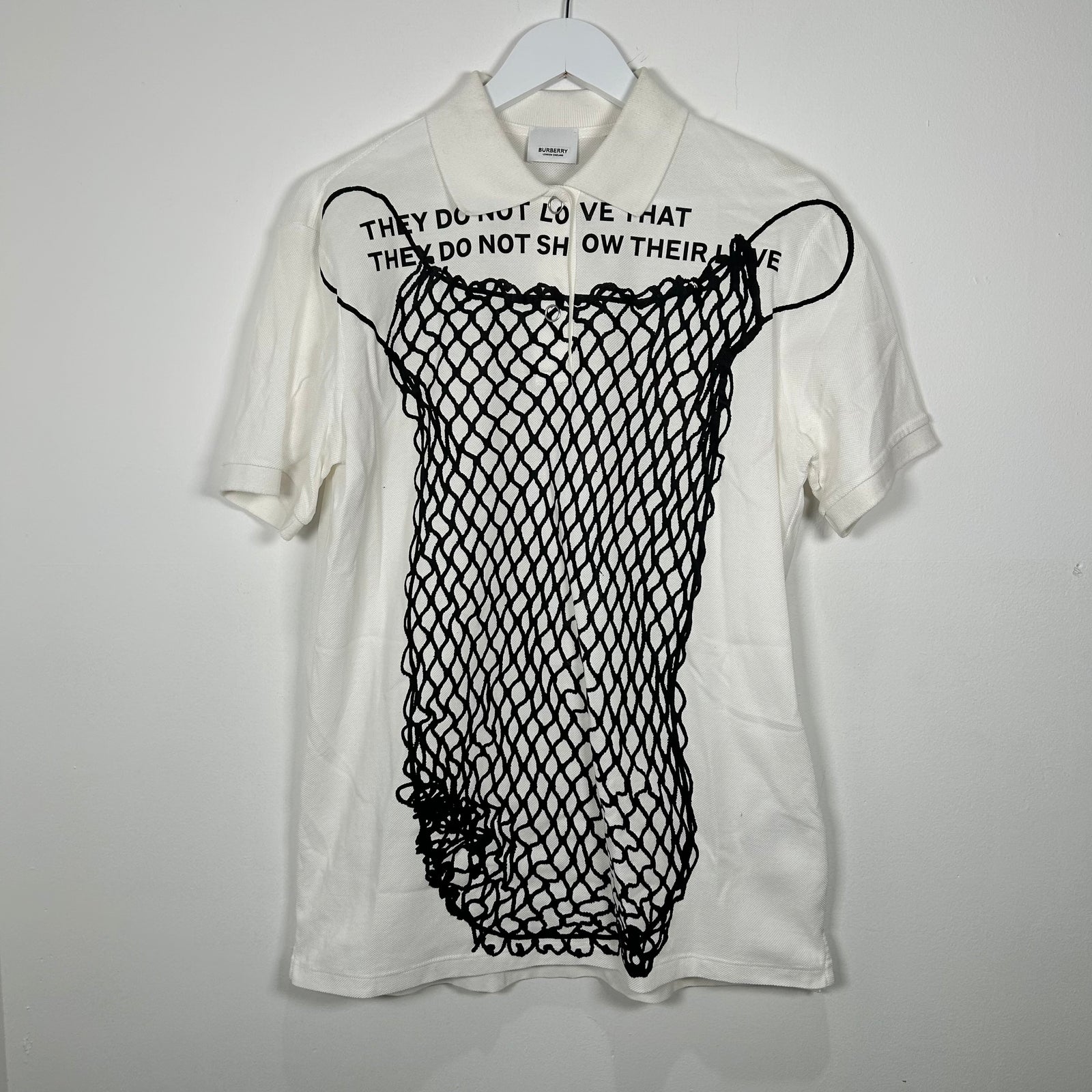 Burberry Basket Graphic Polo Size M
