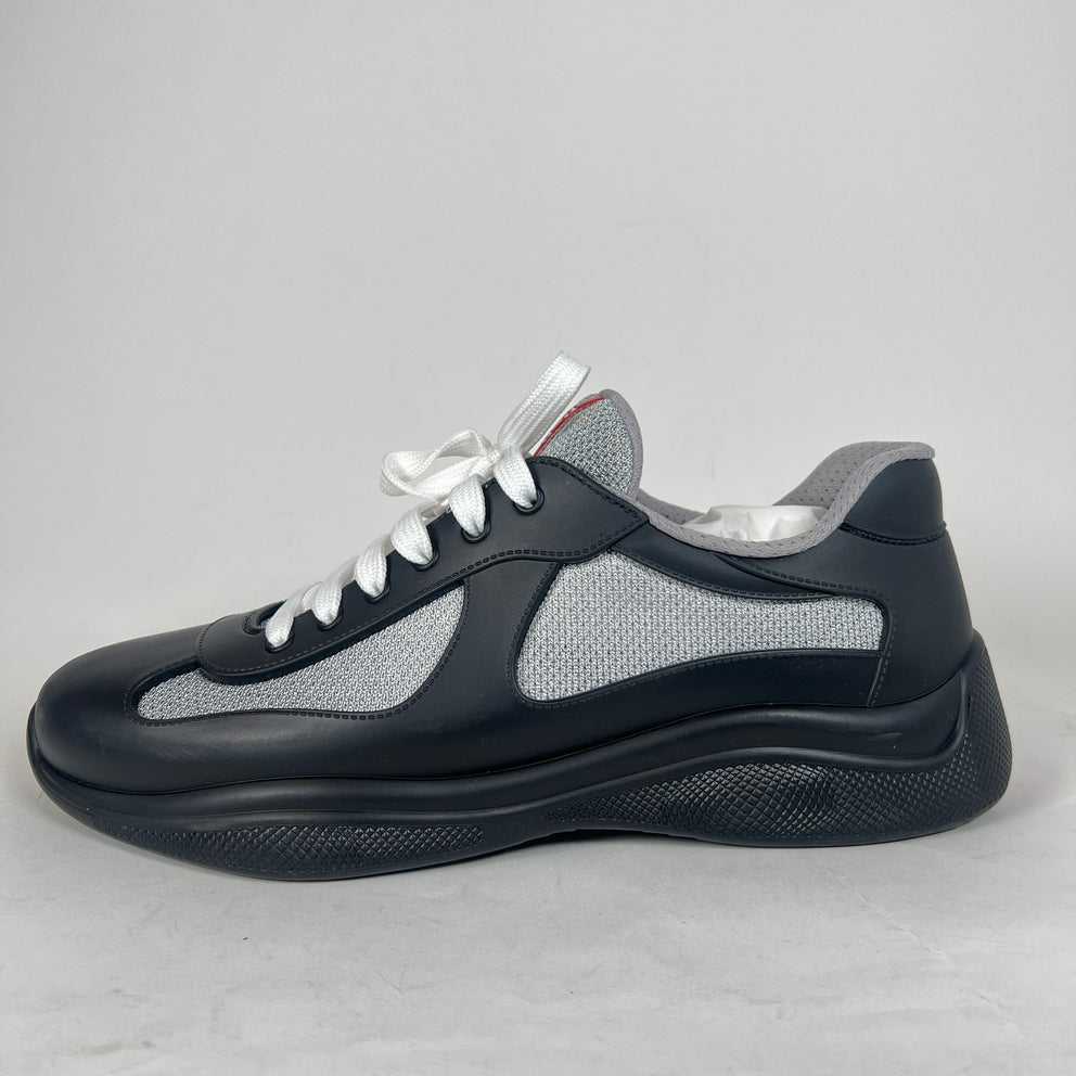 Prada Black Rubber America Cups Size 44