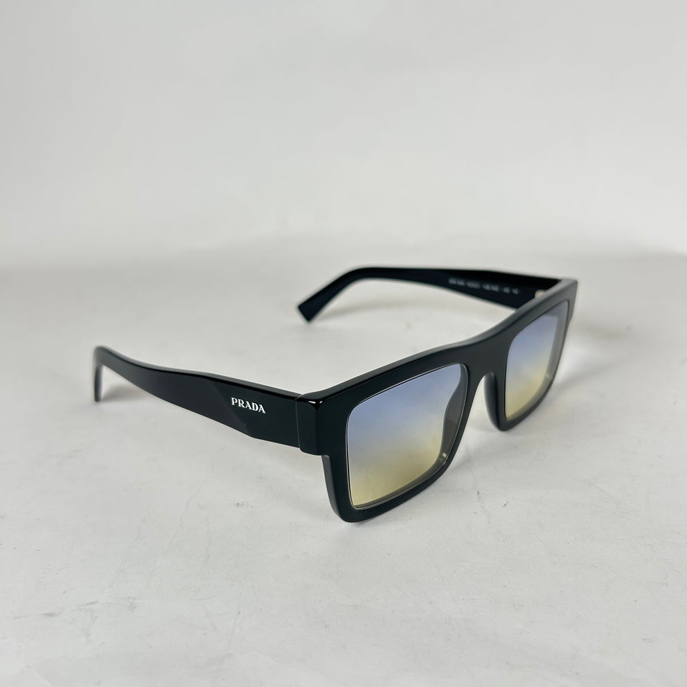 Prada Black Square Gradient Sunglasses