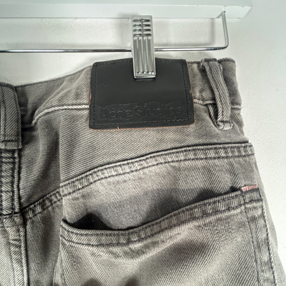 Acne Studios 2021M Saxon Flares Grey Denim Size 30