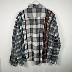 Needles Rebuild Zipper Flannel Size XL