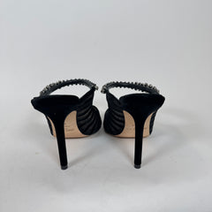Jimmy Choo Bing 100 Crystal Embellished Heels Size 37.5