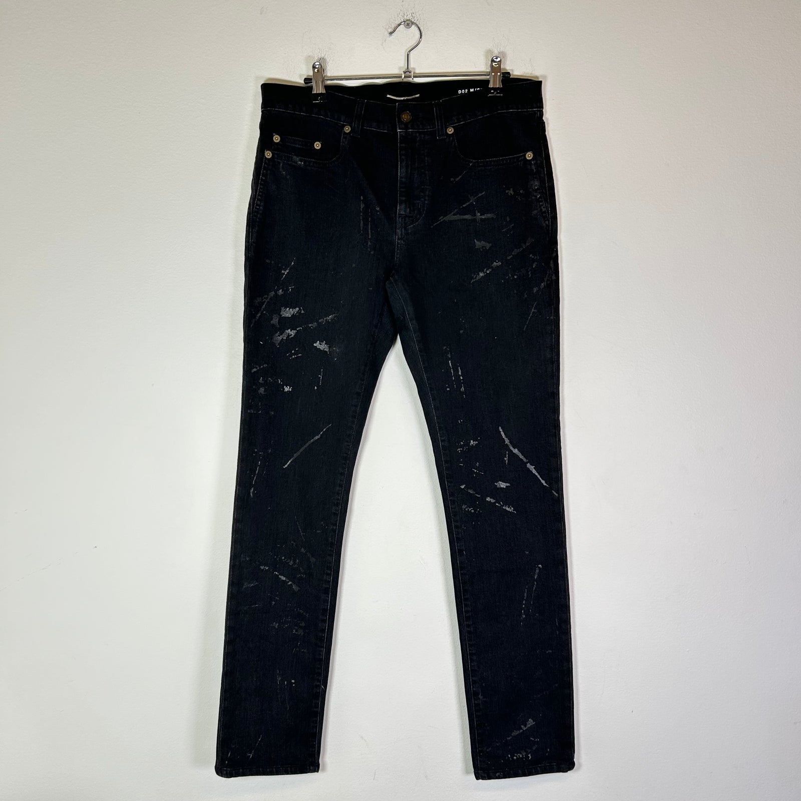 Saint Laurent D02 ‘Oil Spill’ Jeans