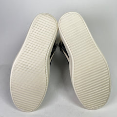 Rick Owens Black/Milk Geobasket Sneakers