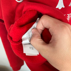 Chrome Hearts Red Triple Cross Hoodie Size M