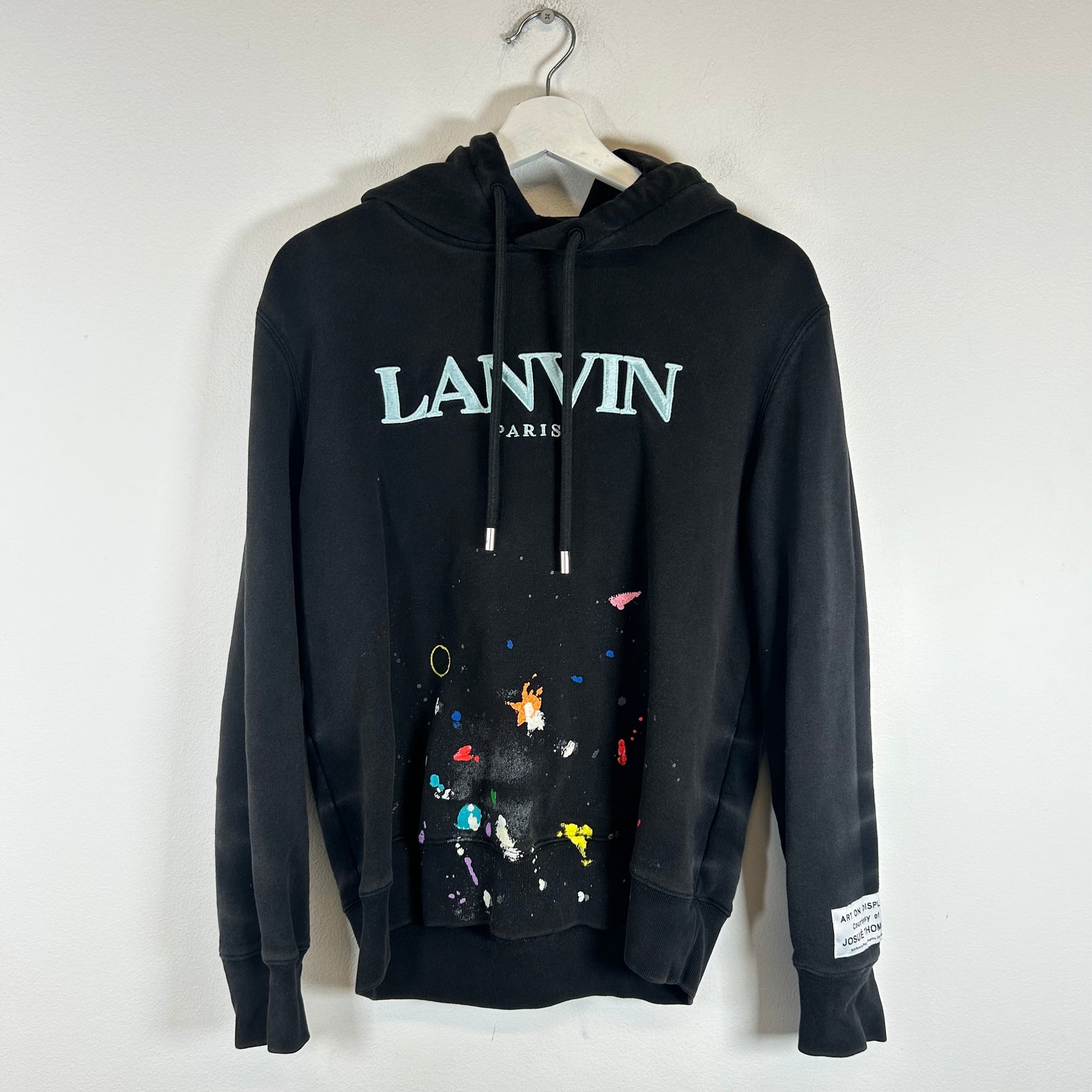 Lanvin x Gallery Dept Paint Splatter Hoodie Size M