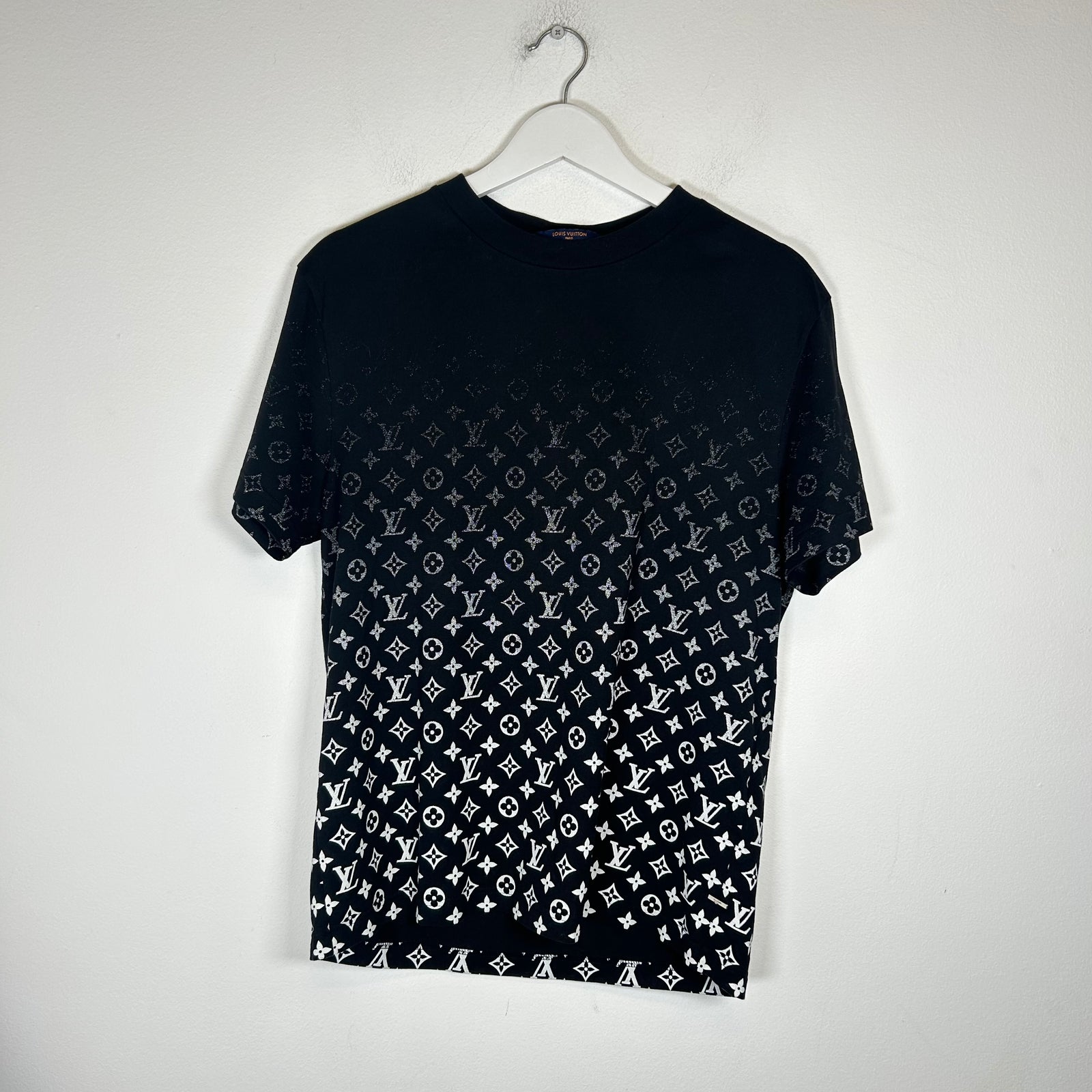 Louis Vuitton Black Ombre Monogram T-Shirt Size M