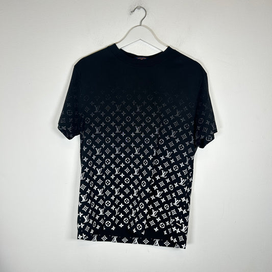 Louis Vuitton Black Ombre Monogram T-Shirt Size M