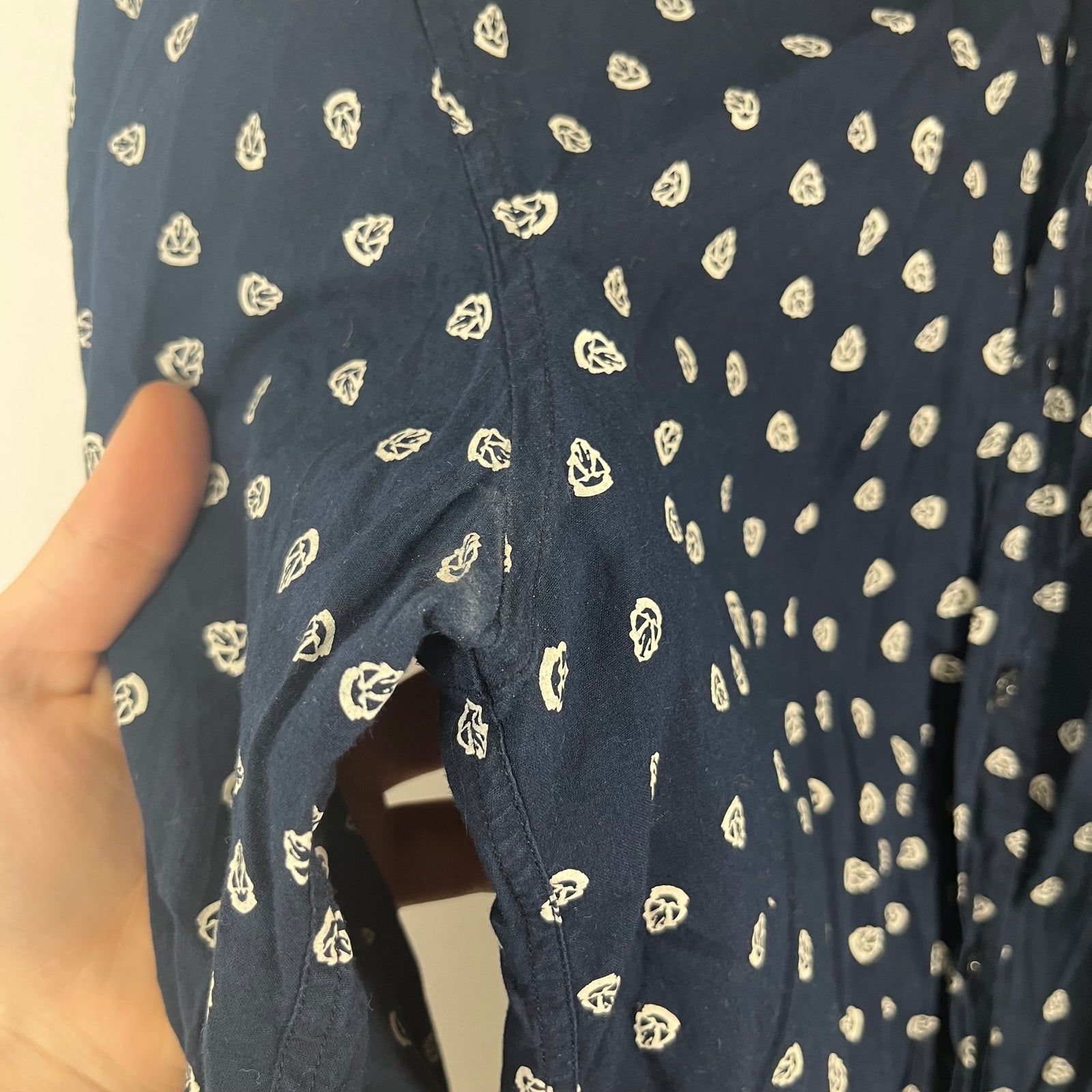 Gucci All Over Logo Print Button-Up Shirt Size M