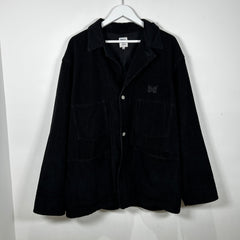 Needles Work Jacket Black Corduroy Size XL