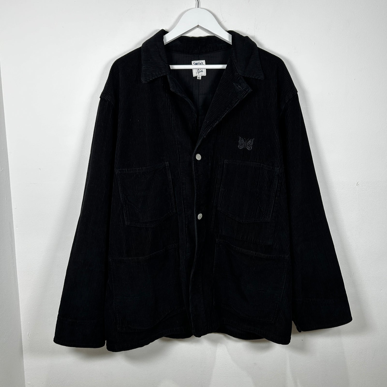 Needles Work Jacket Black Corduroy Size XL