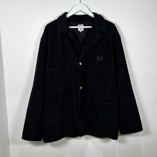 Needles Work Jacket Black Corduroy Size XL