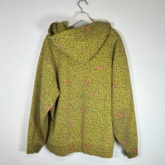 Supreme Yellow Irak Zip Up Hoodie Size XL