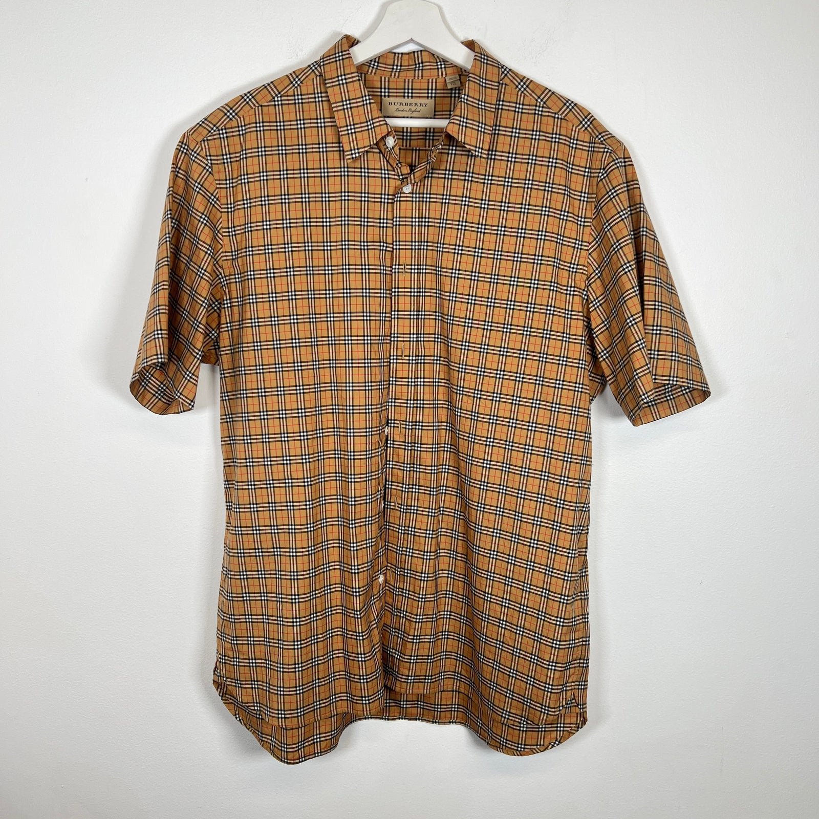 Burberry Plaid Check Shirt Size 2XL