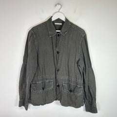 Our Legacy Dark Olive Puff Pocket Shirt Size 46