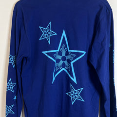 Chrome Hearts Blue Stars Longsleeve Size M