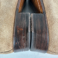 Saint Laurent Tan Jodhpur Suede Boot Size 41