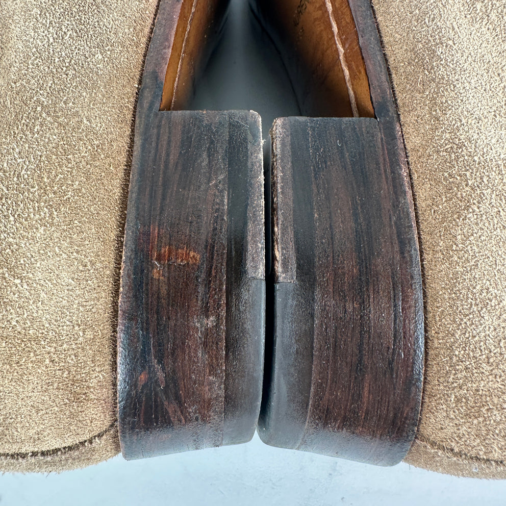 Saint Laurent Tan Jodhpur Suede Boot Size 41